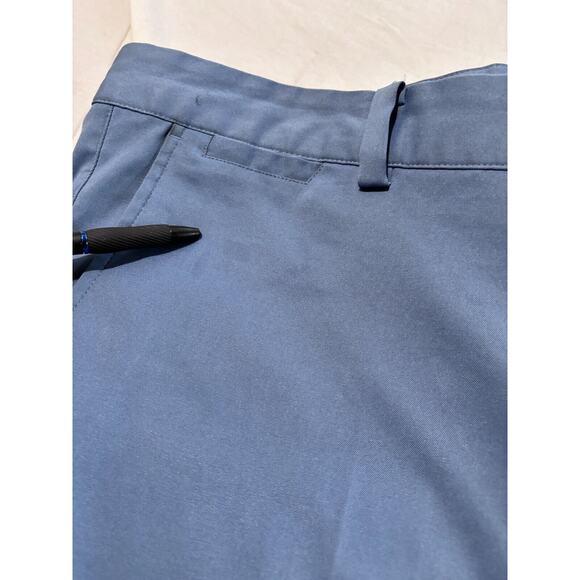 Nike Dri-Fit Golf Shorts Men’s Size 38w Standard Fit 10.5" Inseam Blue Chino - Picture 5 of 7